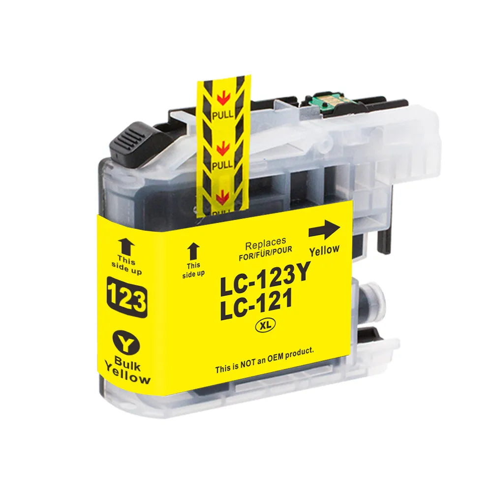 Brother Tinte DC LC-121/123XL-Bulk - Gelb