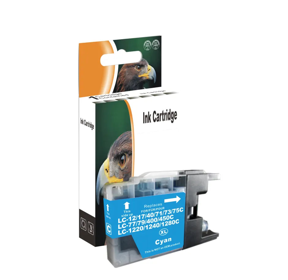 Brother Tinte DC LC-1280XL - Cyan