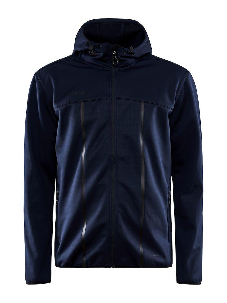 Sportliche Softshell Jacke mit Kapuze für Herren - Craft Explore Soft Shell JKT - WERBE-WELT.SHOP