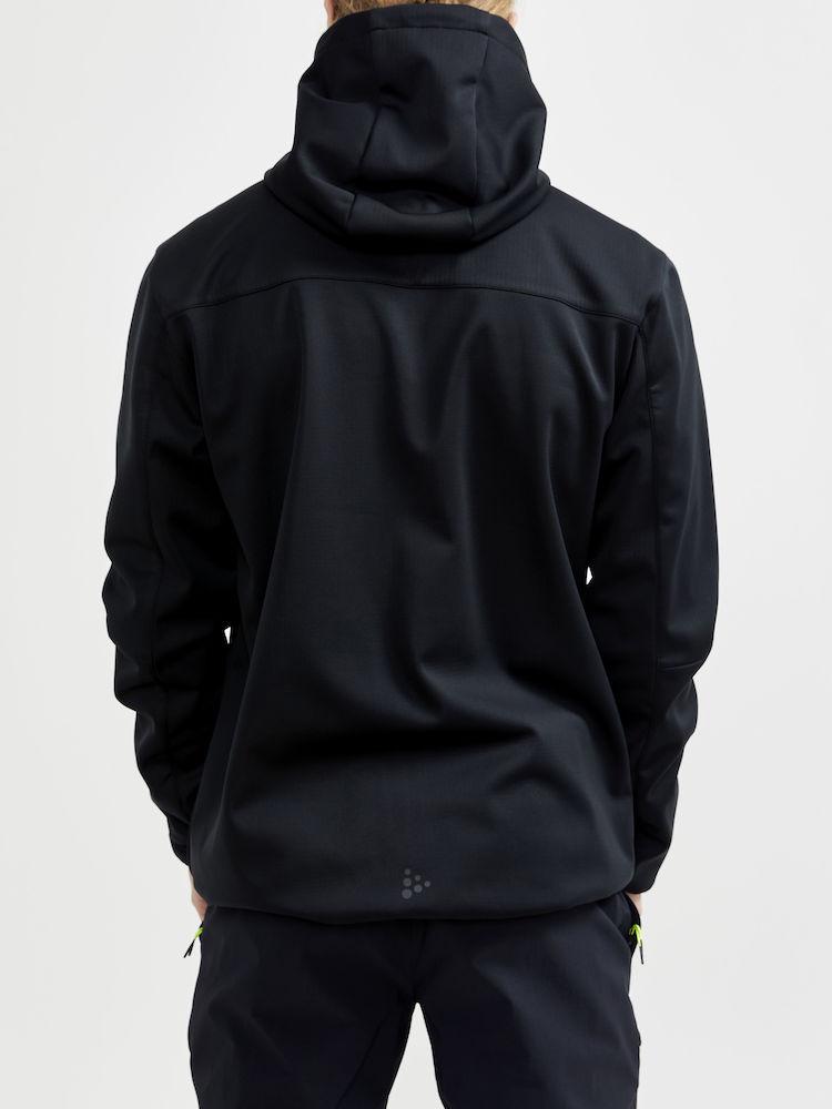 Sportliche Softshell Jacke mit Kapuze für Herren - Craft Explore Soft Shell JKT - WERBE-WELT.SHOP