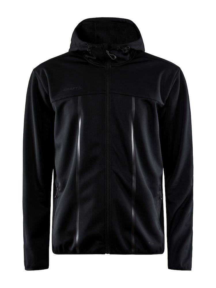 Sportliche Softshell Jacke mit Kapuze für Herren - Craft Explore Soft Shell JKT - WERBE-WELT.SHOP