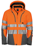 Projob Herren Warnschutz Jacke, 3-lagig aus Softshell, EN ISO 20471 Klasse 3/2 - WERBE-WELT.SHOP