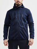 Sportliche Softshell Jacke mit Kapuze für Herren - Craft Explore Soft Shell JKT - WERBE-WELT.SHOP