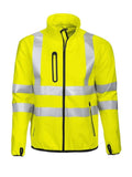 Projob Herren Softshell-Jacke 3-lagig mit Reflektoren EN ISO 20471 Klasse 3 - WERBE-WELT.SHOP